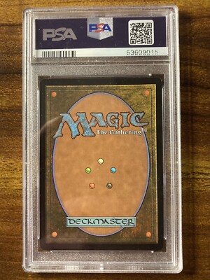 MTG✨PETRIFIED FIELD FOIL✨Odyssey PSA 9 MINT RARE Vintage SAC