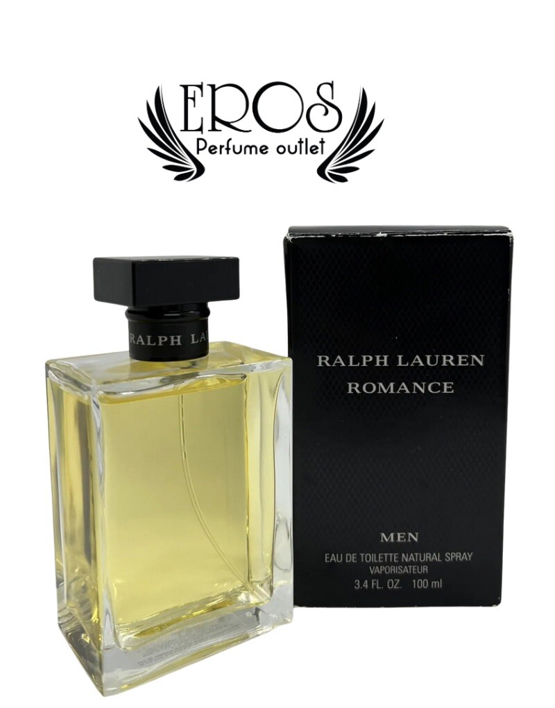 RALPH LAUREN ROMANCE MEN EDT 100ML/3.4 Oz , DISCONTINUED, VERY