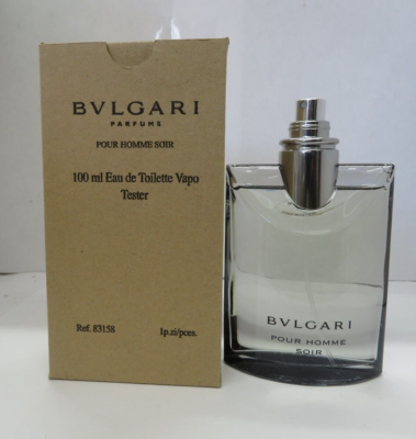 Bvlgari Pour Homme Soir Eau De Toilette Spray 3.4 oz/100 ml TT Men