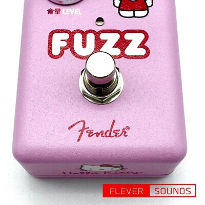 Fender Hello Kitty Fuzz Pink Guitar Effect Pedal Fender x Hello