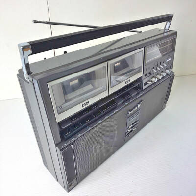 Sharp GF-888 Cassette Recorder Boom Box Vintage Working Free