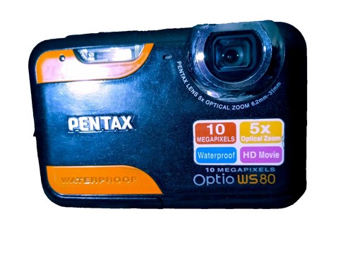 PENTAX OPTIO WG-1,Purple,5x,2.7in,14MP,WP/SP Excellent from JAPAN