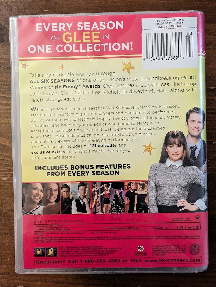 Glee: The Complete Series [DVD] 24543573821| eBay