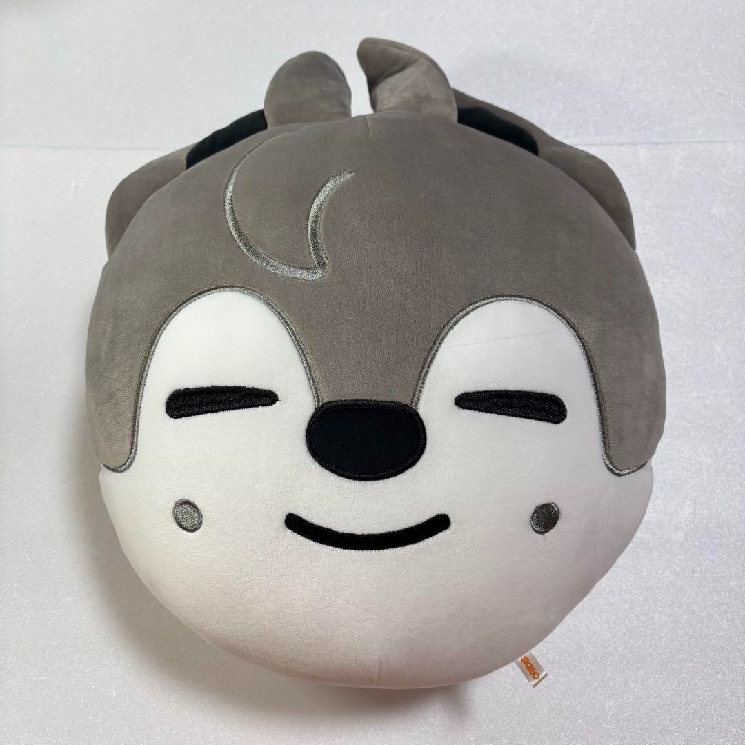 Stray Kids SKZOO Wolf Chan Plush Cushion Bang Chan SKZOO Cafe JYP