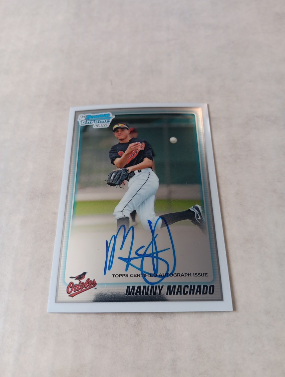 Manny Machado 2013年ルーキー直書き直筆サインカード 10枚限定 Manny