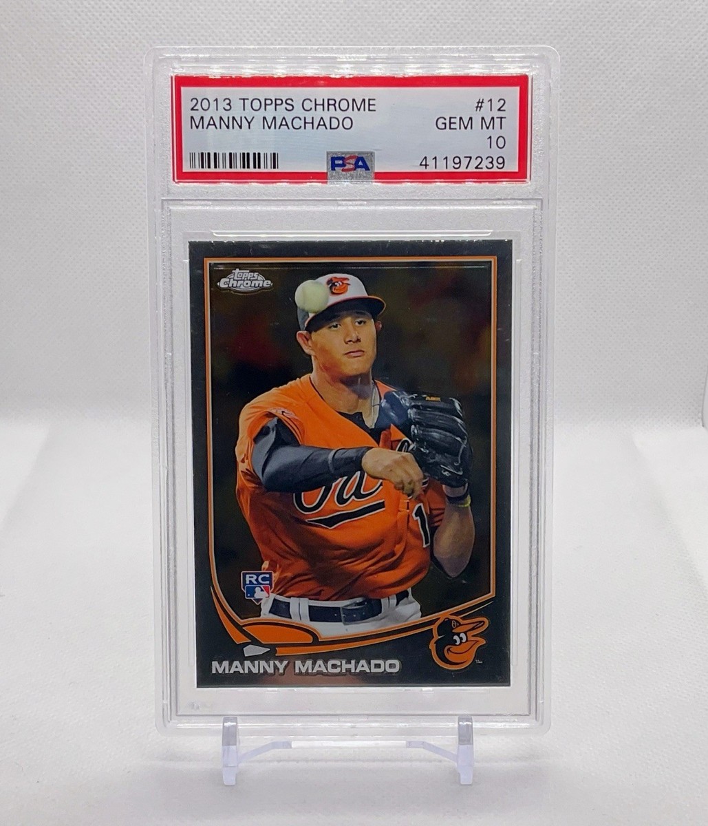 Manny Machado 2010年ルーキー直書き直筆サインカード Manny Machado