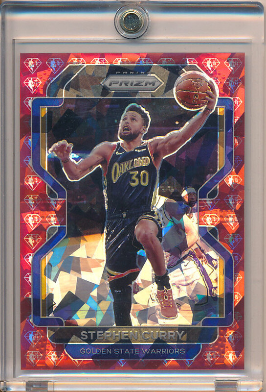 Stephen Curry 2021 Prizm #154 NBA 75th Anniversary Diamond /75