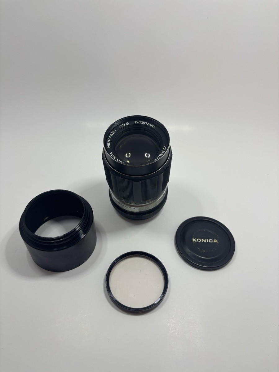 KONICA HEXANON 135mm F/3.5 初期型 希少なWリング仕様 KONICA HEXANON