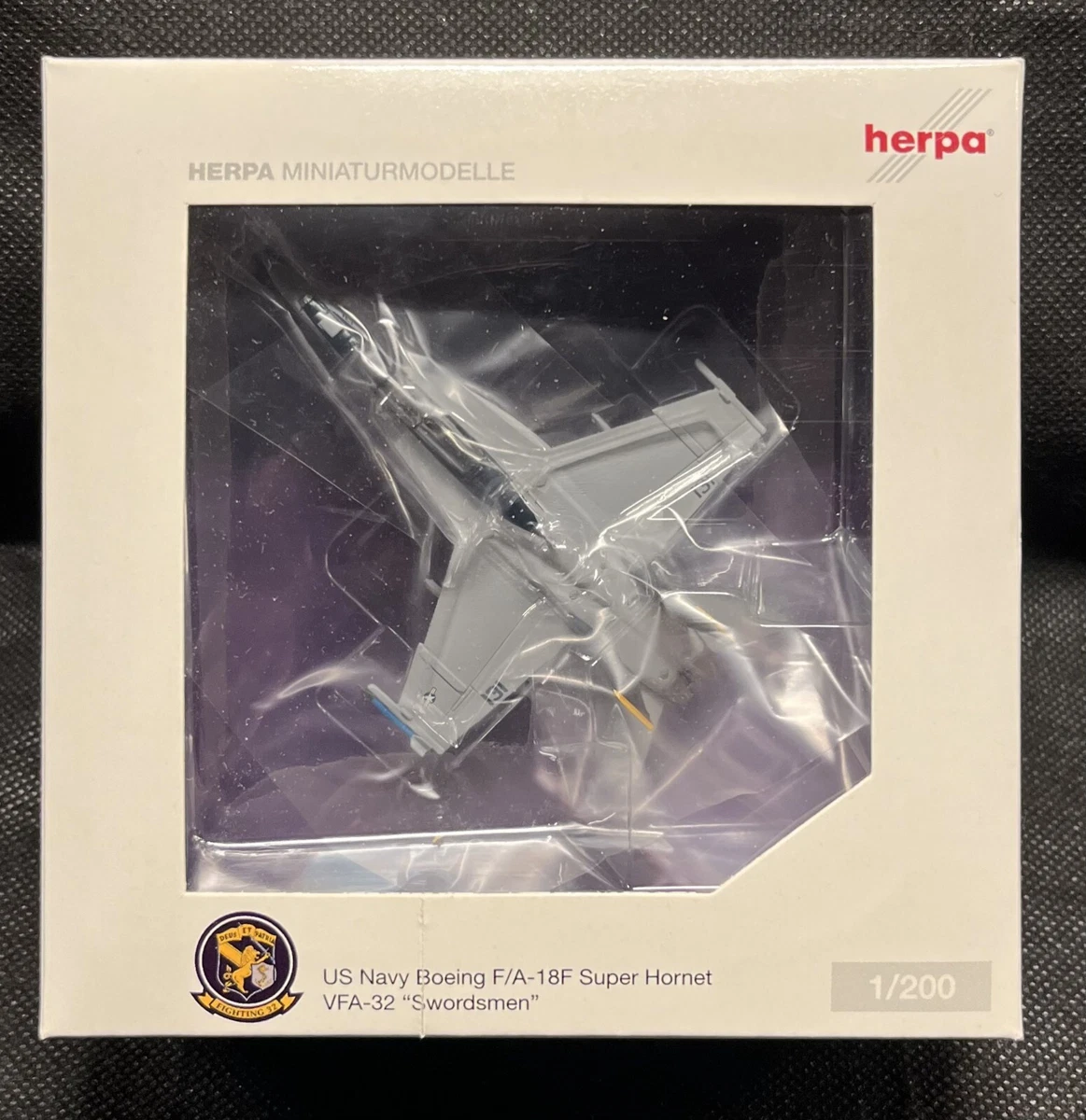 Herpa 1/200 USN F/A-18F Super Hornet VFA-32 Swordsmen | eBay