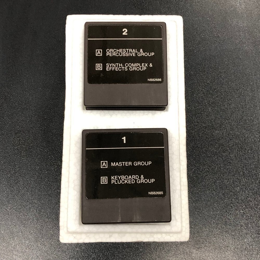 ROM 1 & 2 」DATA CARTRIDGE for DX7 Yamaha DX7 Voice Rom # 1 Data