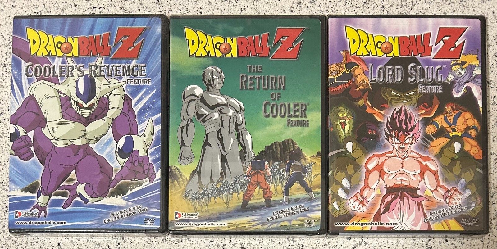 Dragon Ball Z 3 Movie Complete New DVD Set Cooler's Revenge Lord