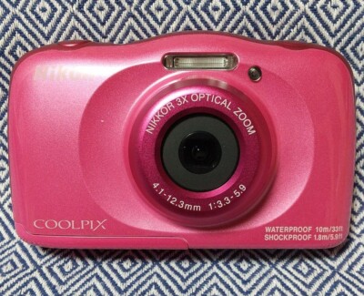 Nikon Digital Camera 3x COOLPIX W100 Ver Pink Waterproof Impact