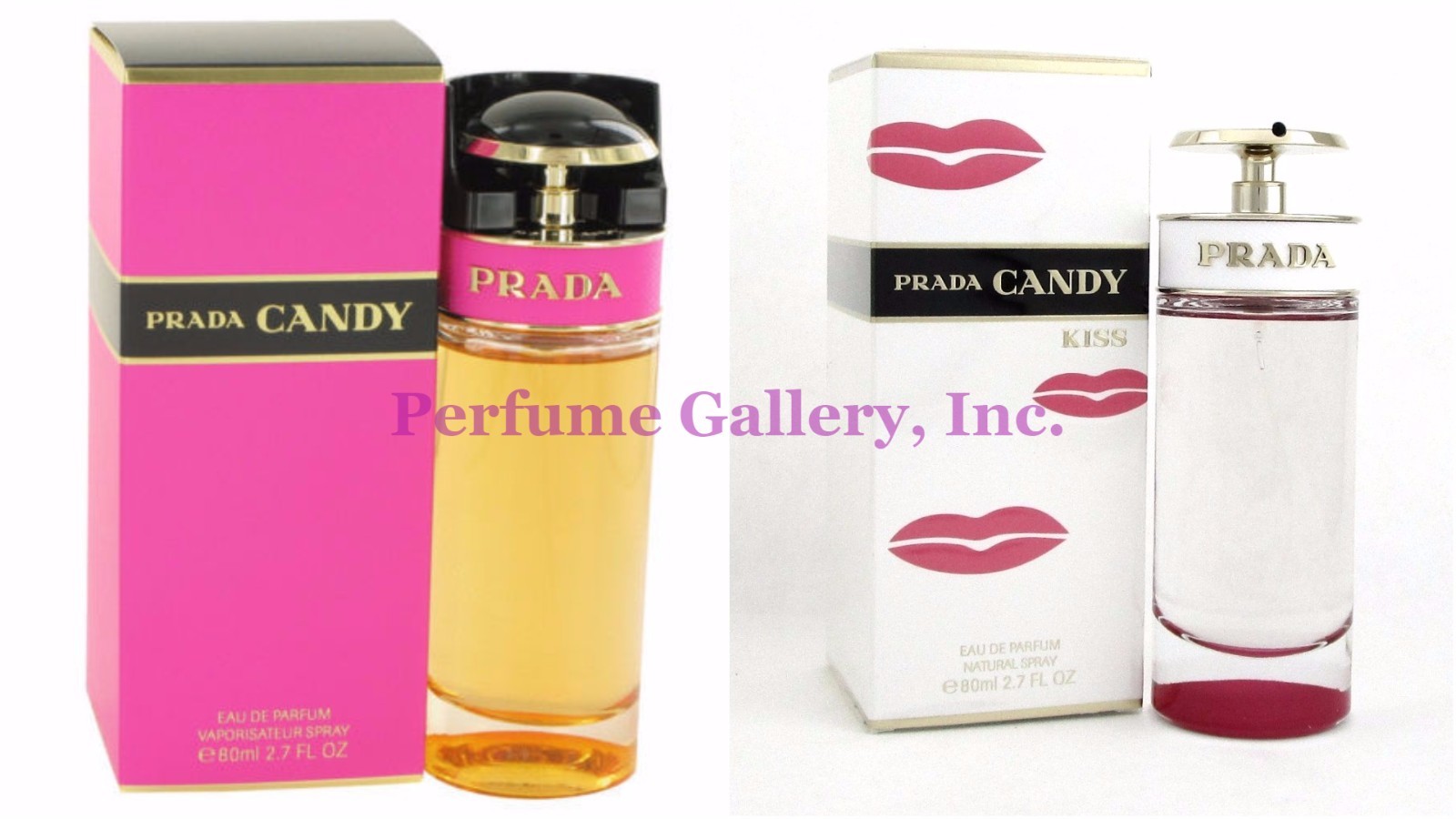 Prada CANDY or KISS Eau de Parfum EDP 2.7 oz 80 ml Spray for Women
