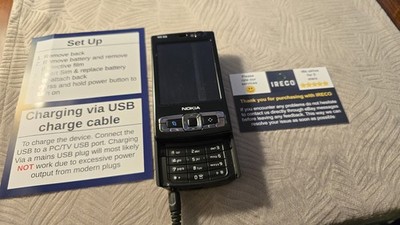 Nokia N95 Classic Retro Phone - 8GB Black Unlocked - Pristine