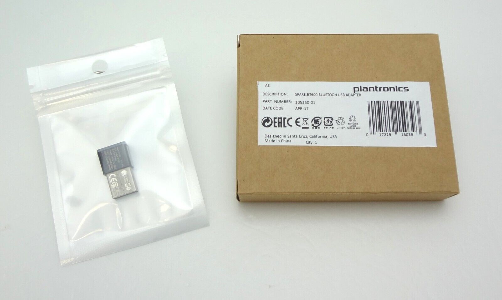 POLY BT600 Bluetooth USB Adapter for Voyager 4220, 4320, 5200