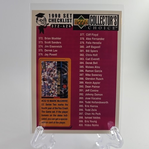 1998 Upper Deck Collector's Choice - Checklist #268 Piazza