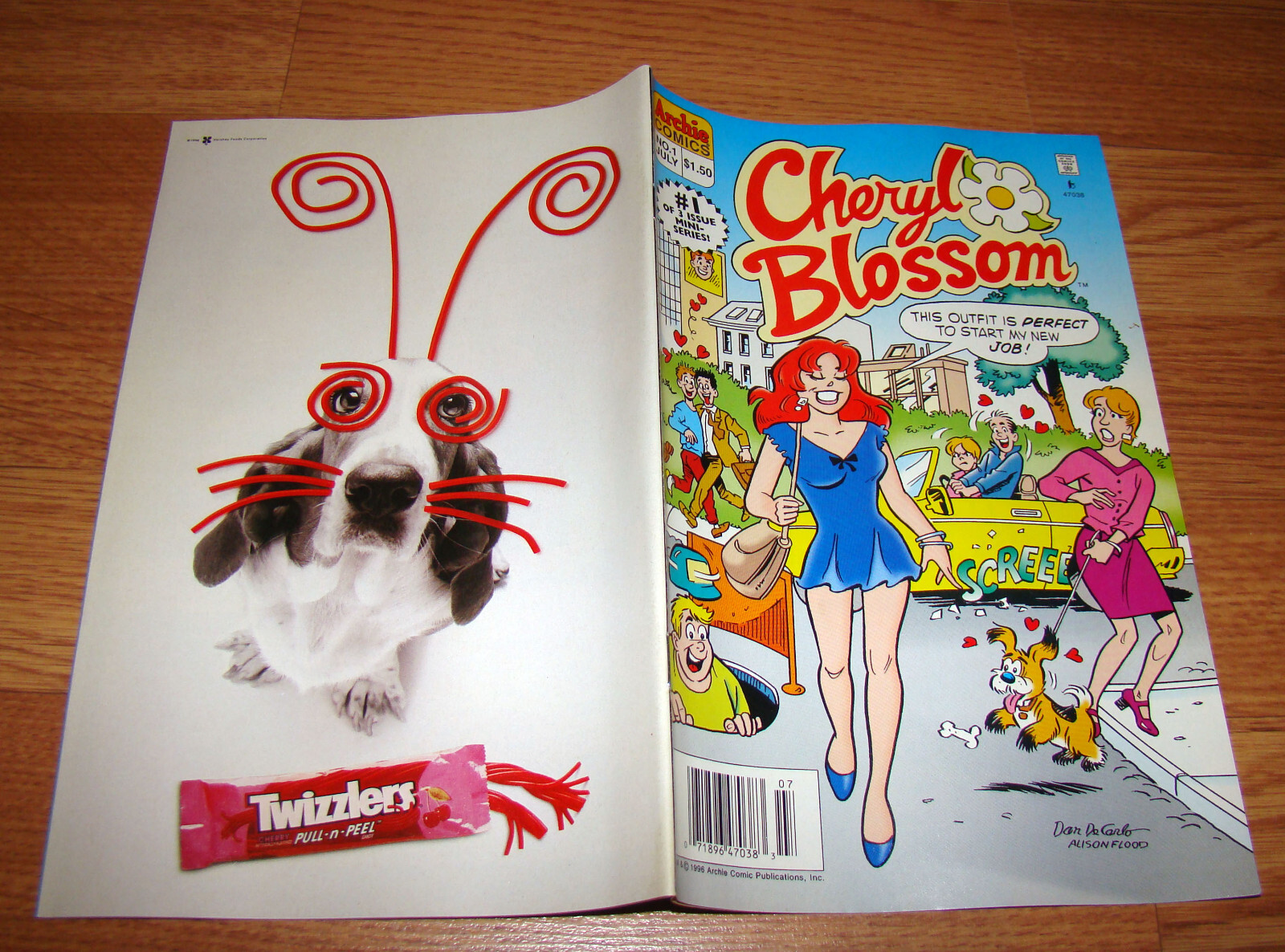 Archie Comics, CHERYL BLOSSOM #1 of 3 Mini Series (VF) July 1996