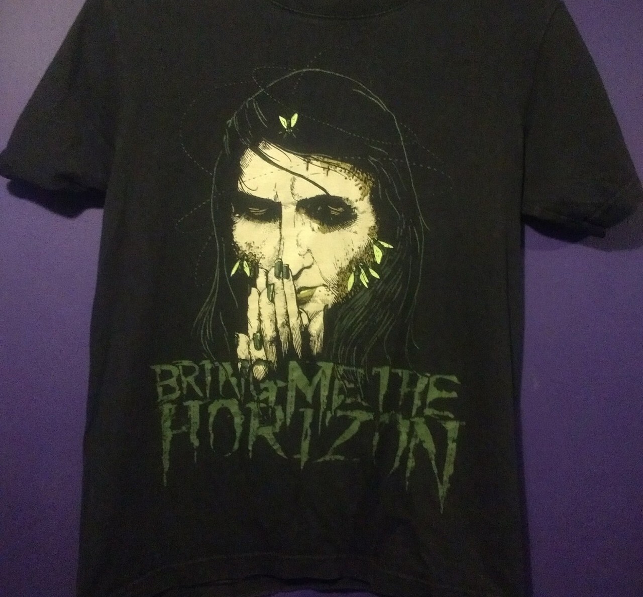 Bring Me The Horizon Pray For Plagues Black Men T-Shirt All Sizes