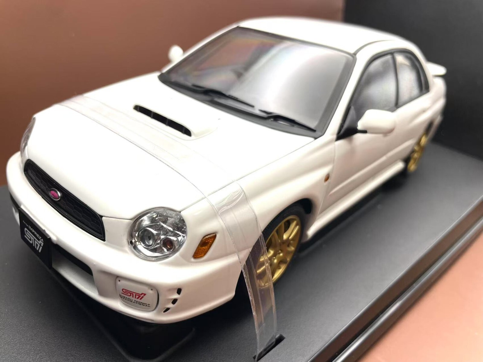 RARE* 1/18 AUTOart 2001 Subaru New Age Impreza WRX STI (White) JDM