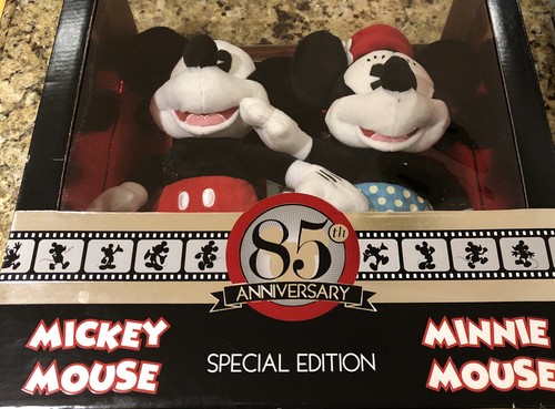 Mickey & Minnie Mouse Plush - RARE- Special Edition 85th
