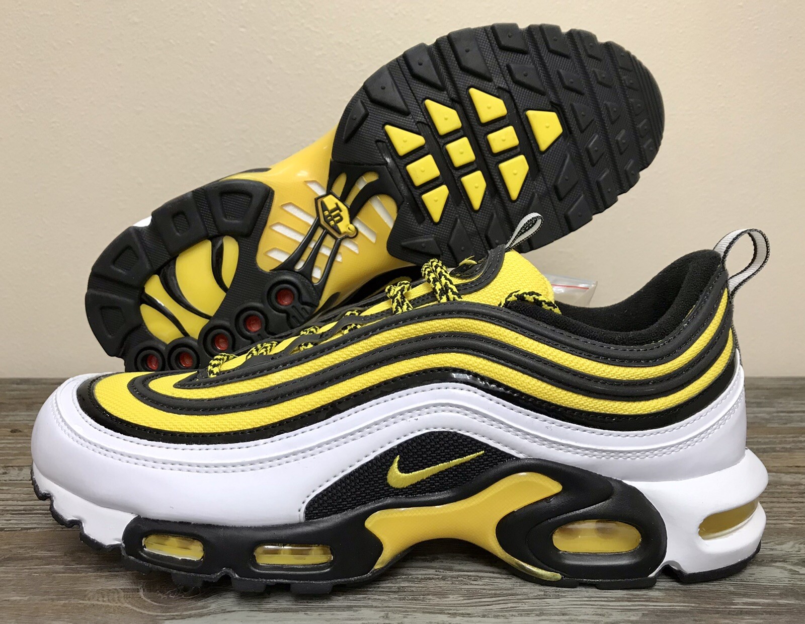 Nike Air Max Plus 97 'Frequency Pack' White/Yellow AV7936 100