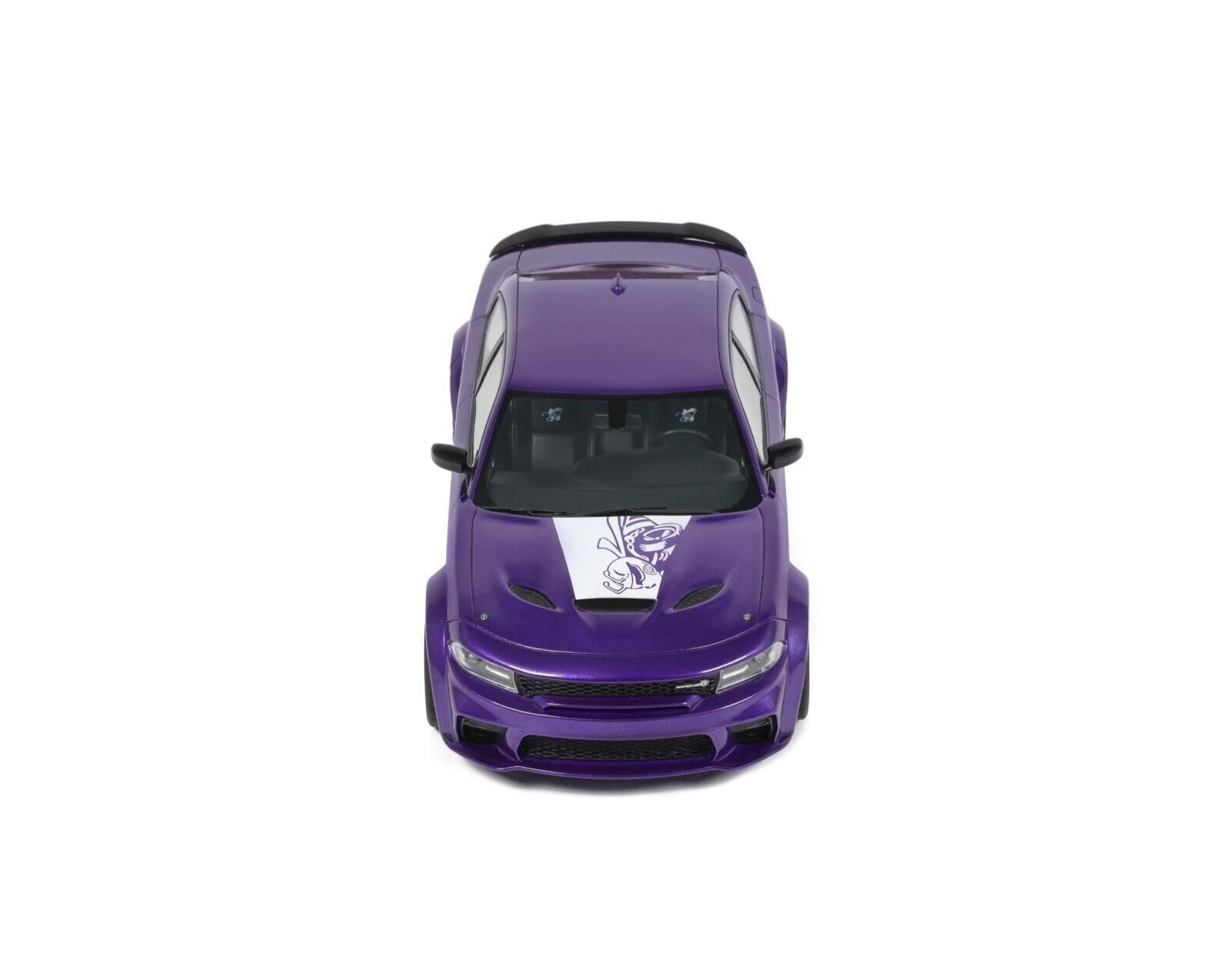 1/18 Dodge Charger Super Bee 2023 Purple Resin Model Car by GT