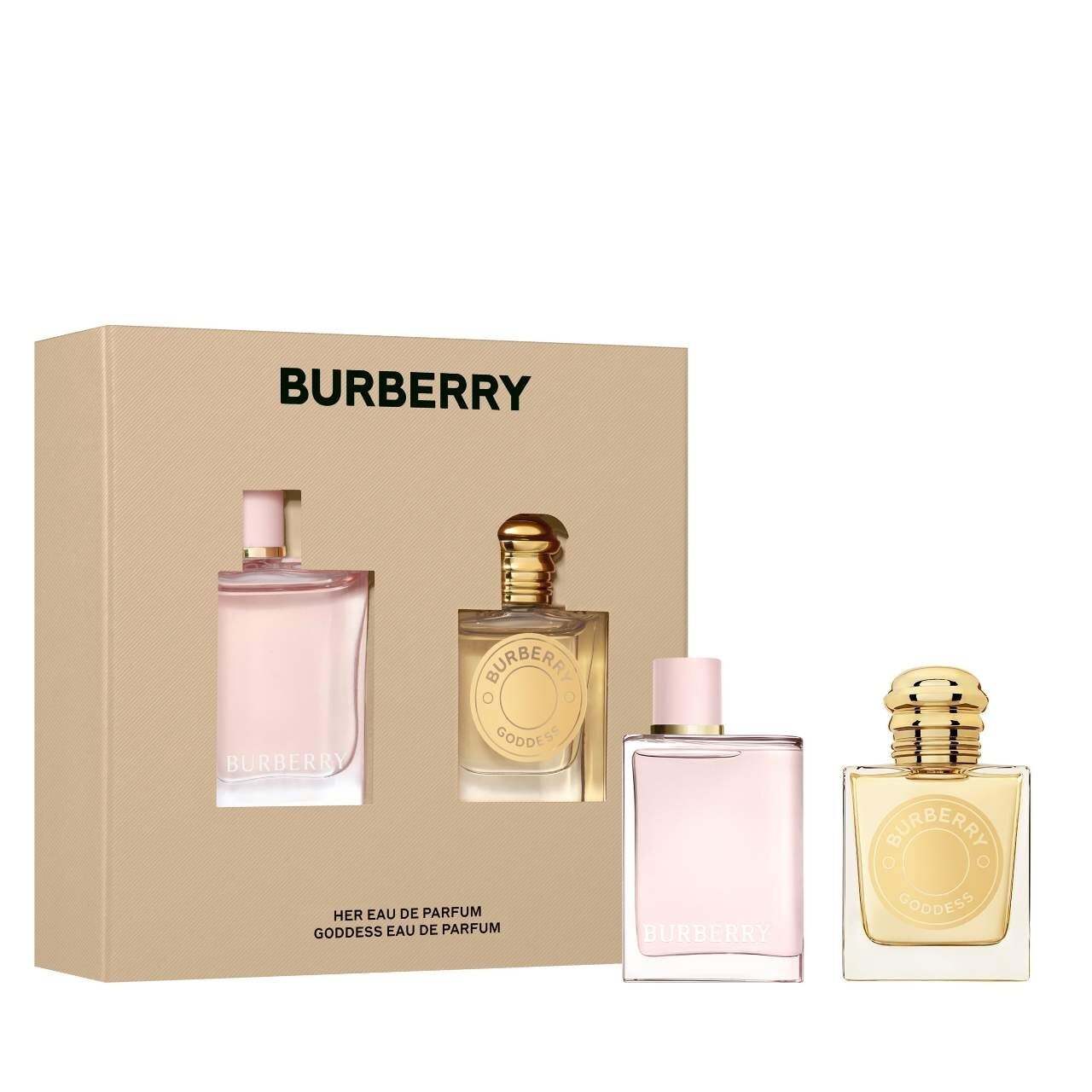 BURBERRY Mini Her & Goddess Perfume Coffret Set - Limited Edition