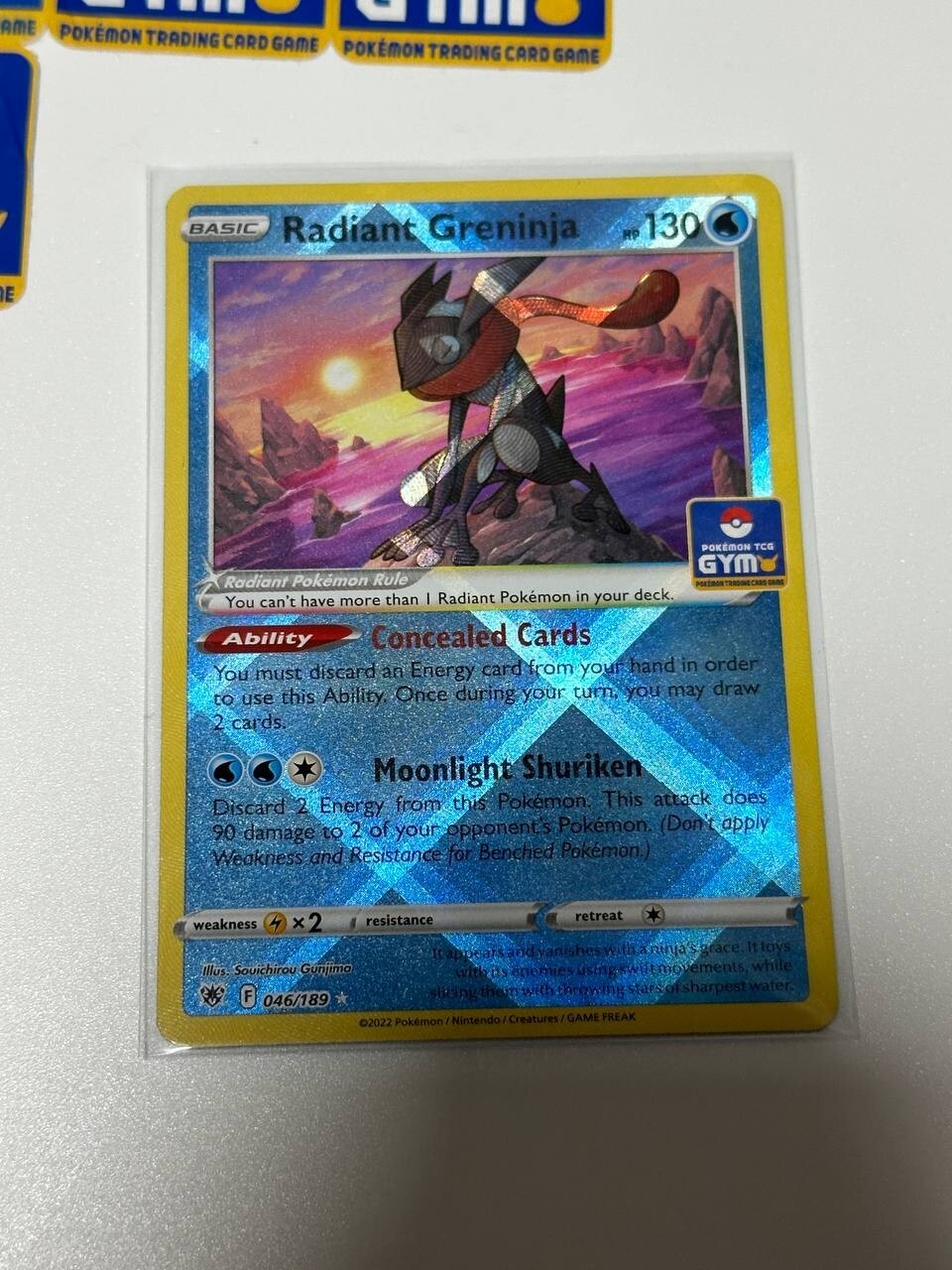 Asia Exclusive GYM Stamped Radiant Greninja 046/189 | eBay