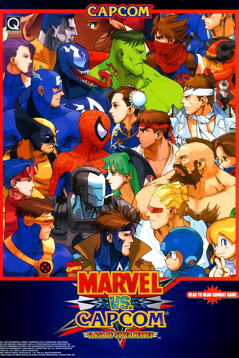 Marvel vs. Capcom Poster Wall Art Home Decor Photo Prints 16x24