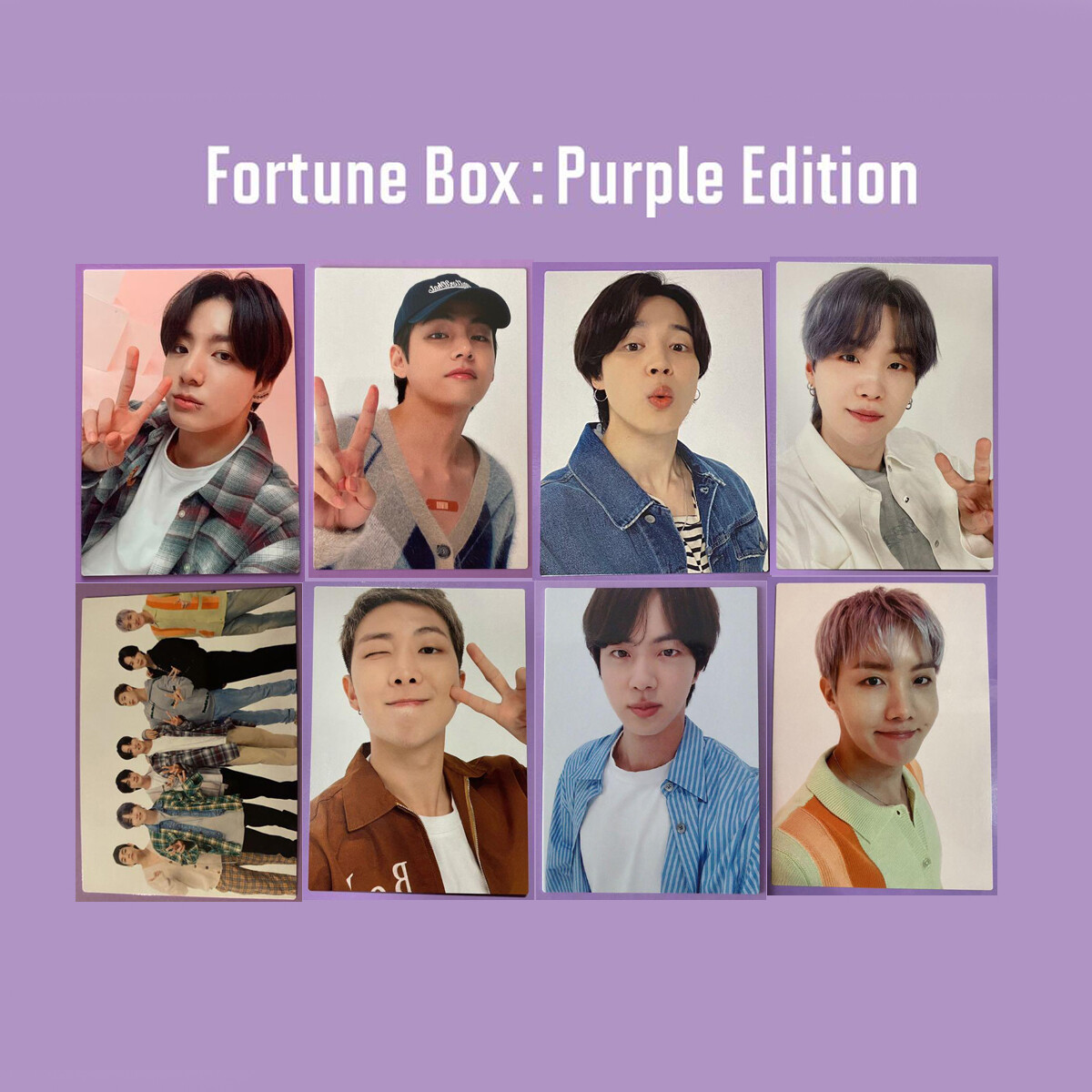 BTS Fortune Box: Purple Edition S ver. JAPAN FC Limited Photocard