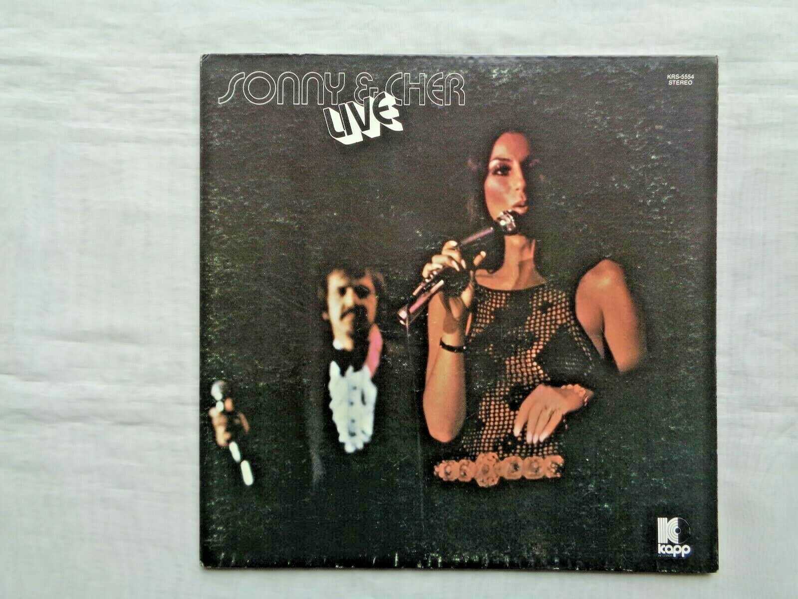 Sonny & Cher Live 1971 Kapp KRS-5554 Gate=Fold E-1/W-2 First MCA
