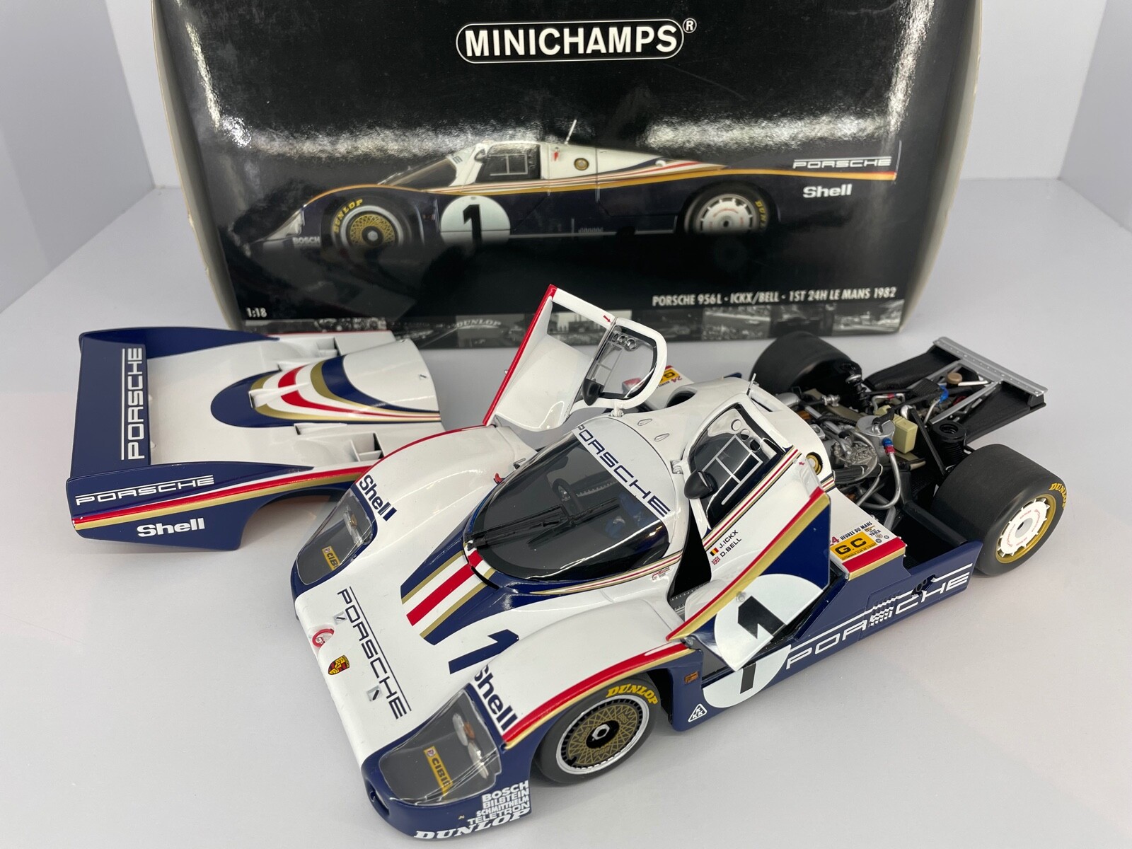 1:18 Minichamps Porsche 956L Le Mans 1982 Winners | eBay