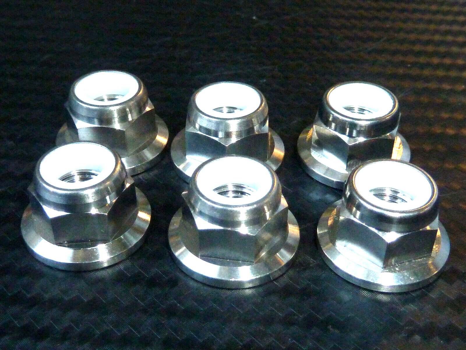 Kawasaki ZX14R TITANIUM GRADE 5 REAR SPROCKET NUTS KIT OF 6 M10X1