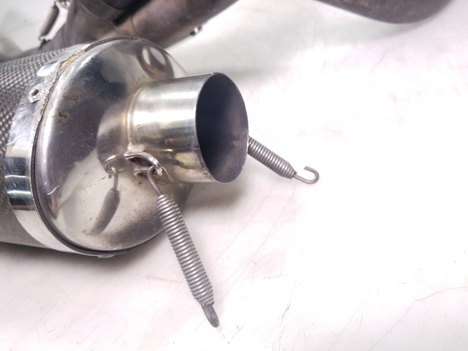 1999 99 Kawasaki ZX-9 ZX900 R AKRAPOVIC Exhaust Header Muffler