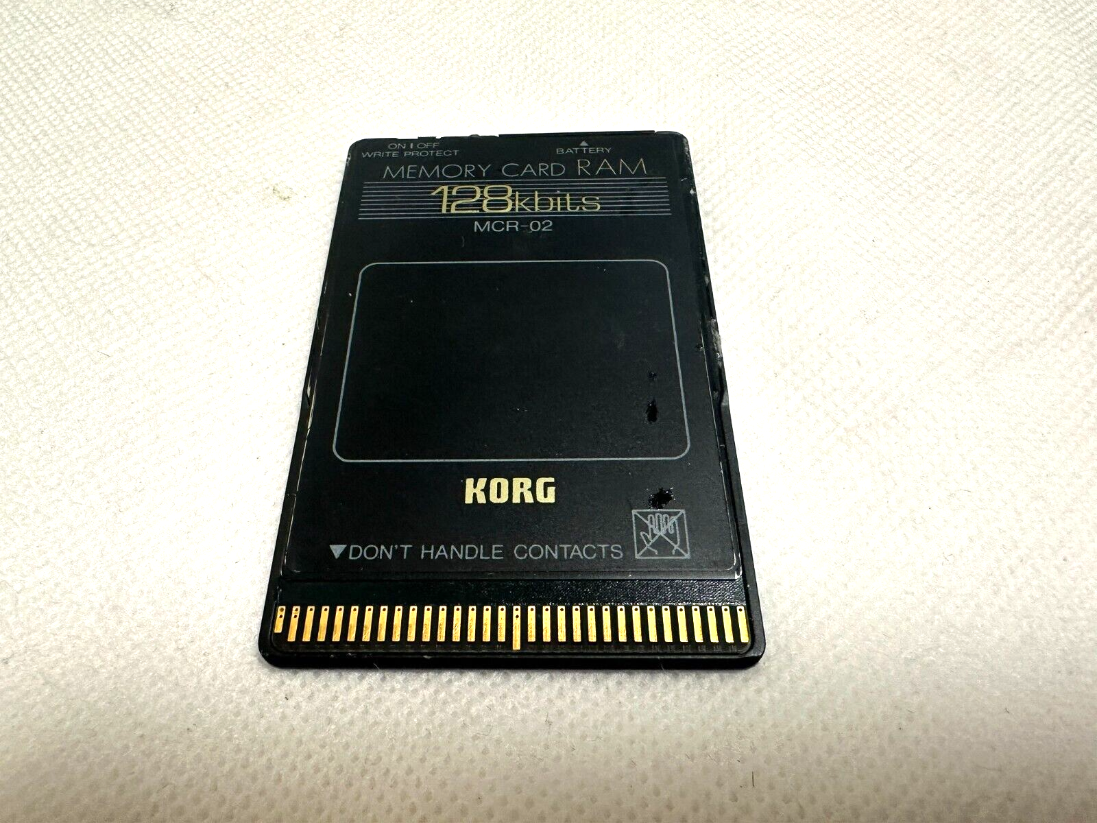 Junk Parts】KORG MCR-02 128kbits Memory Card RAM | eBay