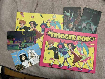 VIVINOS Art Book Trigger Pop Korean & Poster & Postcard Alien