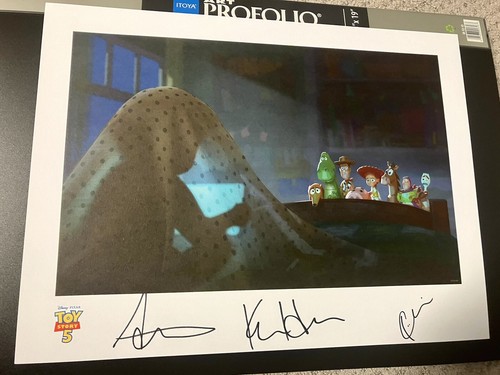 D23 Expo 2024 TOY STORY 5 Signed Fine Art Print Andrew Stanton ++