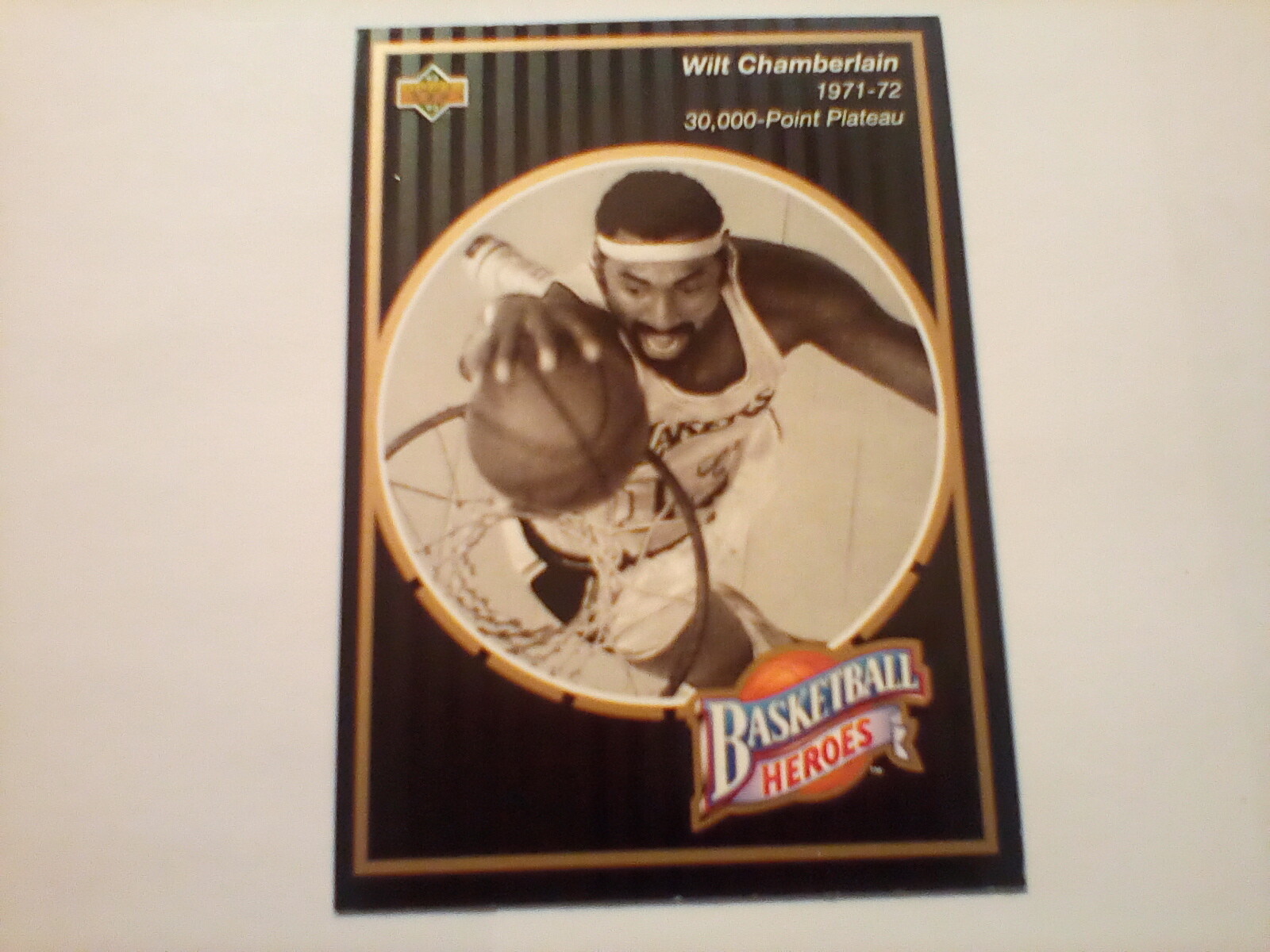 92-93 Upper Deck Wilt Chamberlain Basketball Hero's # 16 | eBay