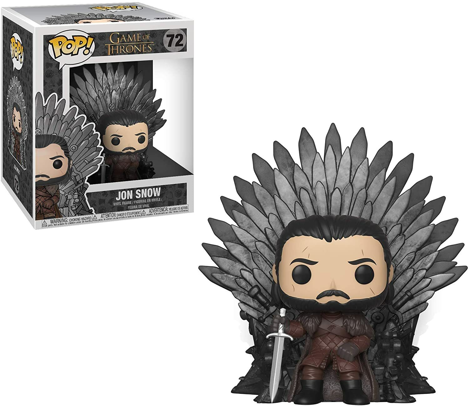 Funko Pop! Deluxe: Game of Thrones Jon Snow Sitting On Iron Throne