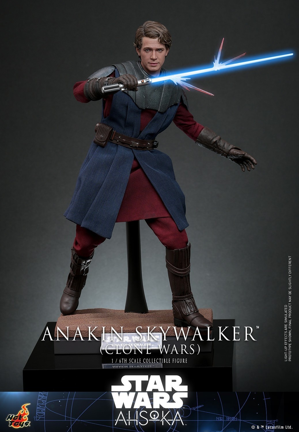 ANAKIN SKYWALKER Hot Toys TMS 129 STAR WARS Ahsoka 1/6 Scale NEW