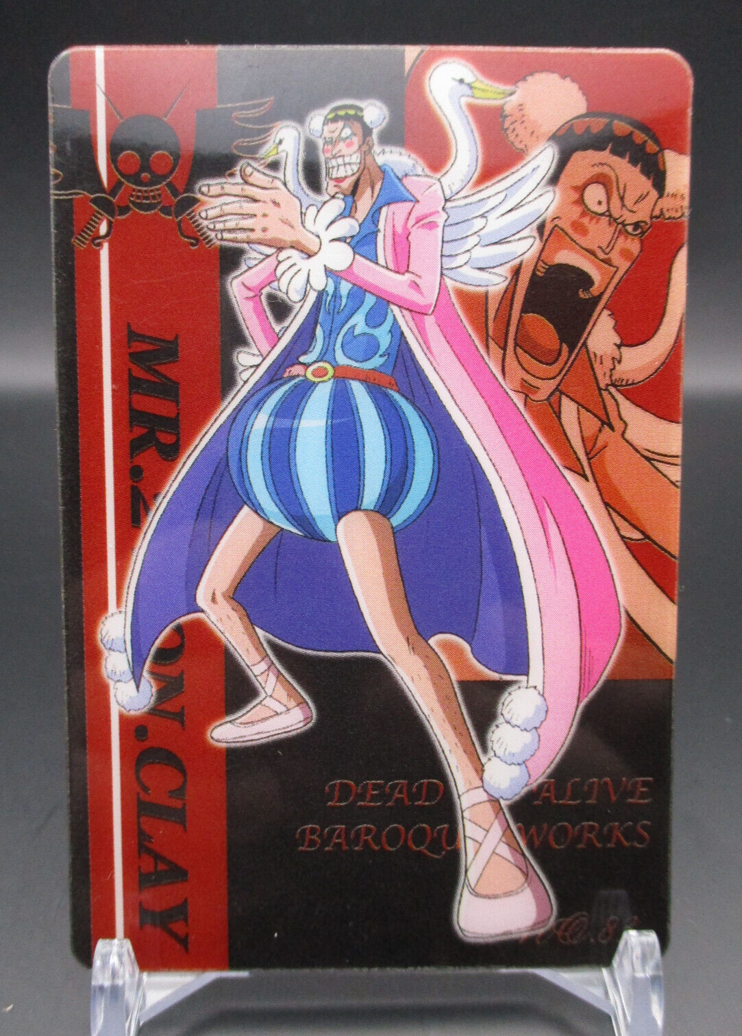 Bentham Bon clay King of Pirates Gummy Card No.83 One Piece BANDAI