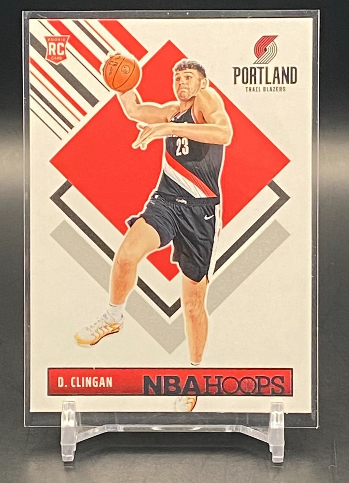 2024-25 Panini NBA Hoops Donovan Clingan Rookie Tribute #293 Trail