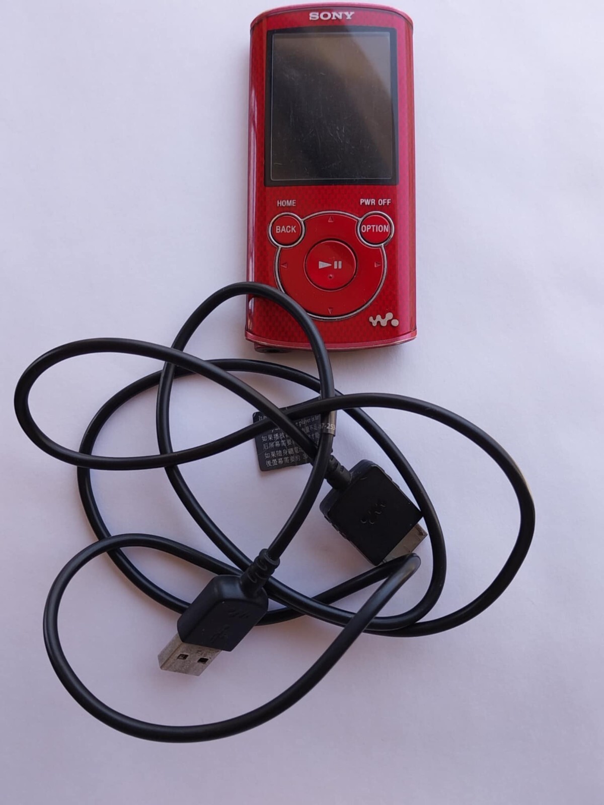 Sony NWZ-E463 E Series 4GB Walkman Hand Held compact Red Mp3