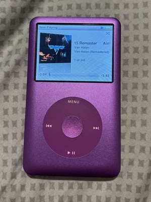 Apple iPod classic 6th Generation 80GB Purple Pink Rainbow Back | eBay