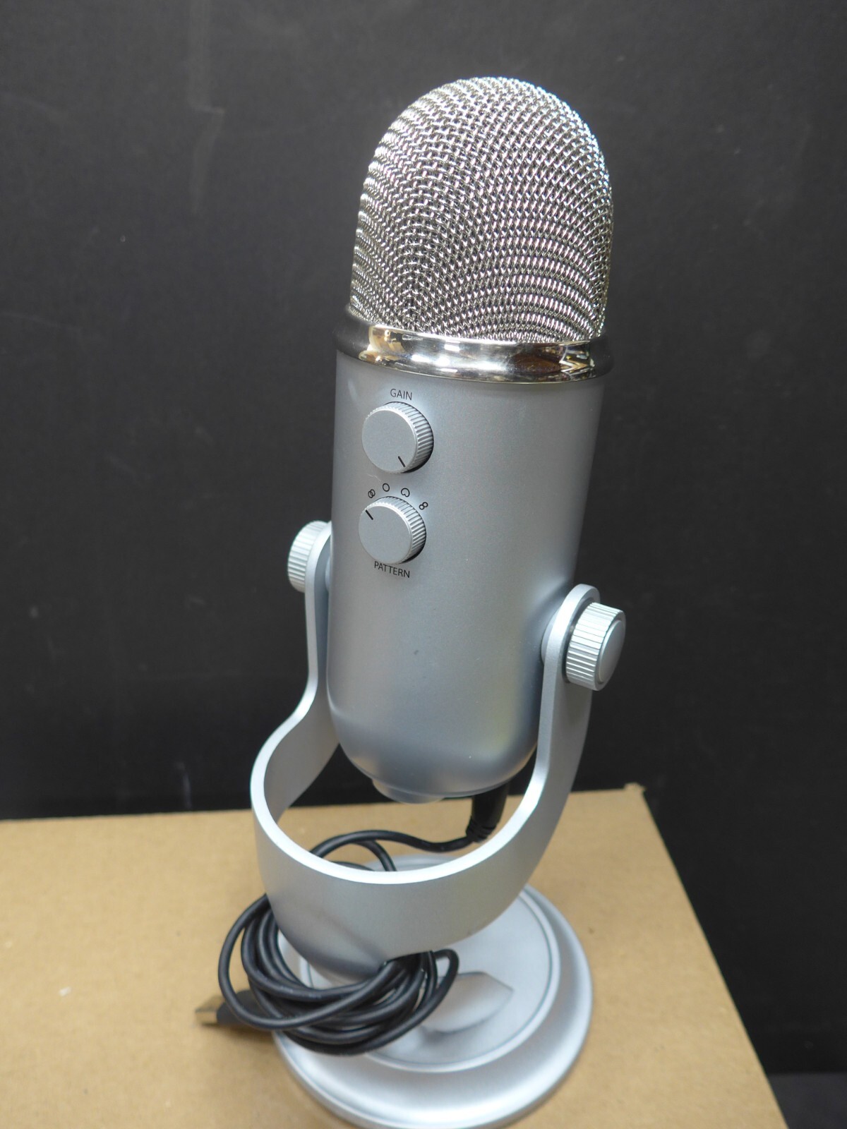USB Microphone- Blue Yeti- Silver | eBay