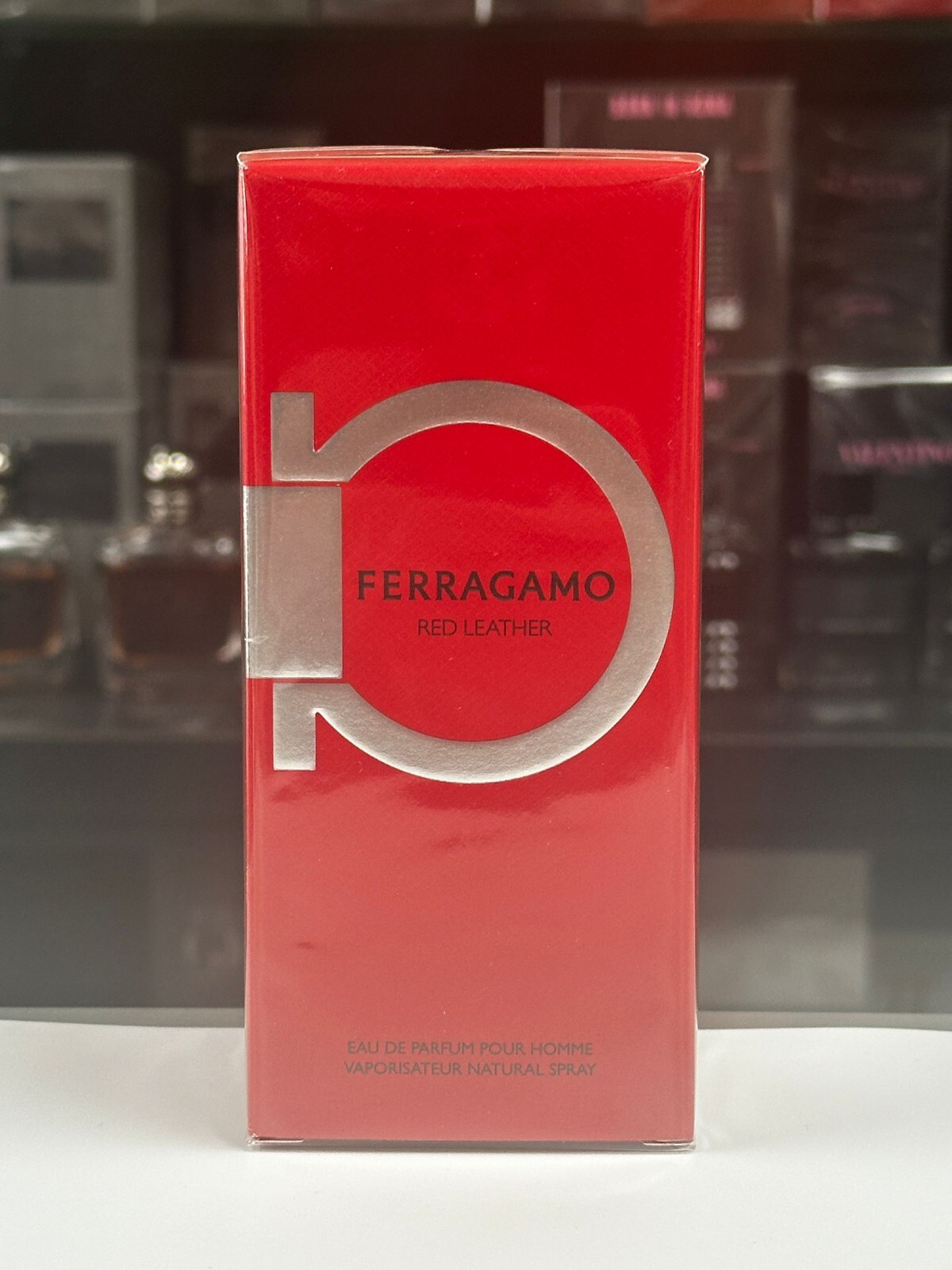 Salvatore Ferragamo Red Leather Eau de Parfum for Men 3.4 fl. oz