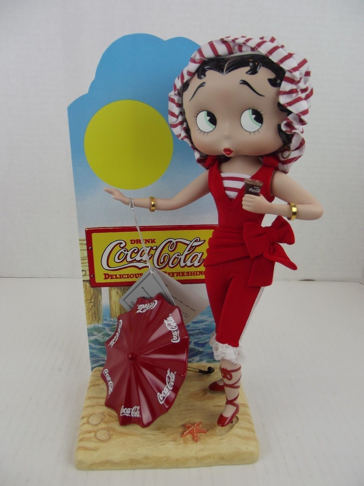 Betty Boop 2000 Danbury Mint COA Coca Cola Coke Figures Original