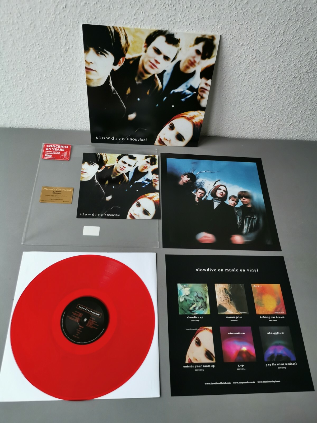 SLOWDIVE limted 300 red Vinyl LP Souvlaki (2020 Music On Vinyl