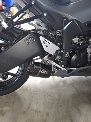 M4 Exhaust Kawasaki ZX6R 2009 through 2025 CARBON Street Slayer