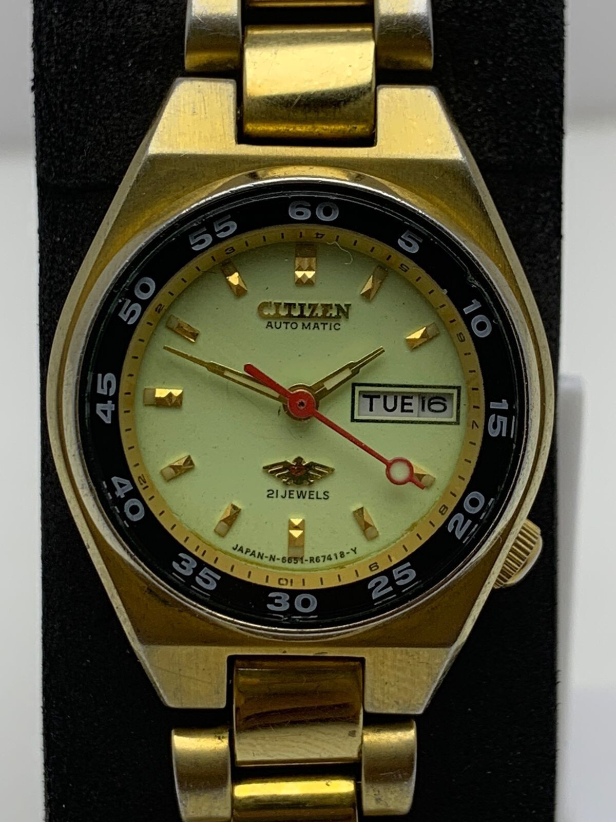 Vintage Citizen Call.6651 Automatic 21 Jewel 4-R15861 RC Womens